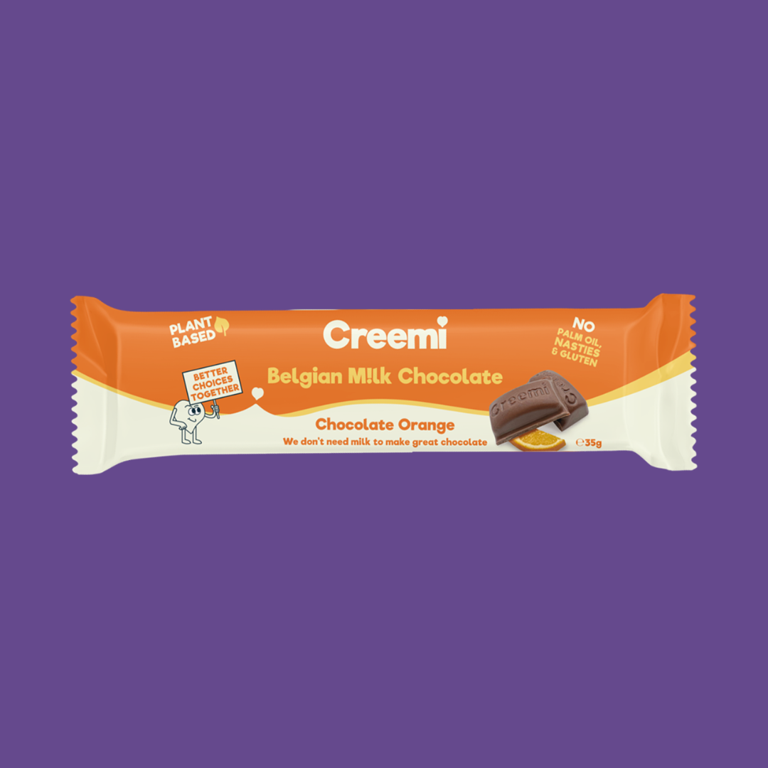 Belgian M!lk Chocolate Bar - Orange 35g