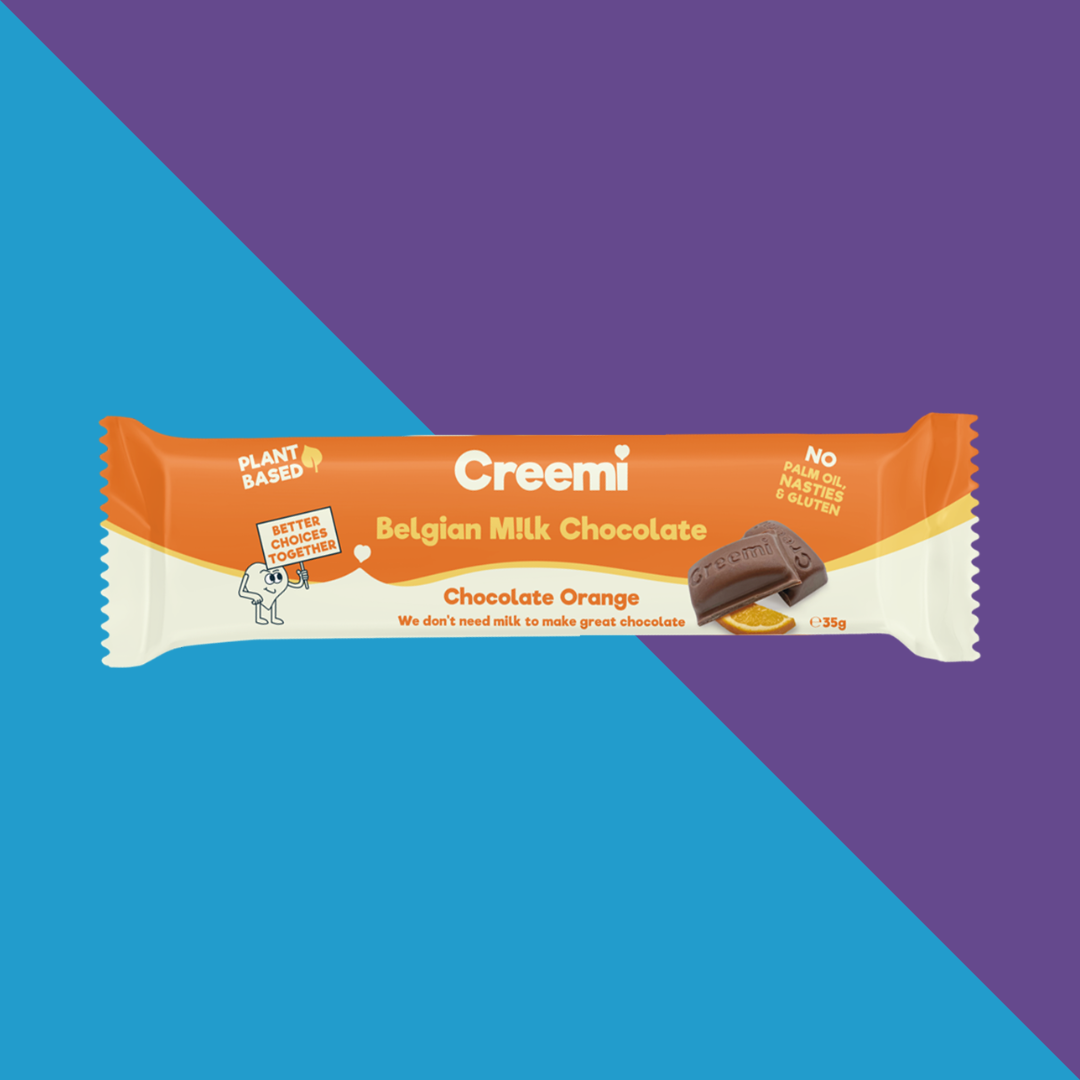 Belgian M!lk Chocolate Bar - Orange 35g