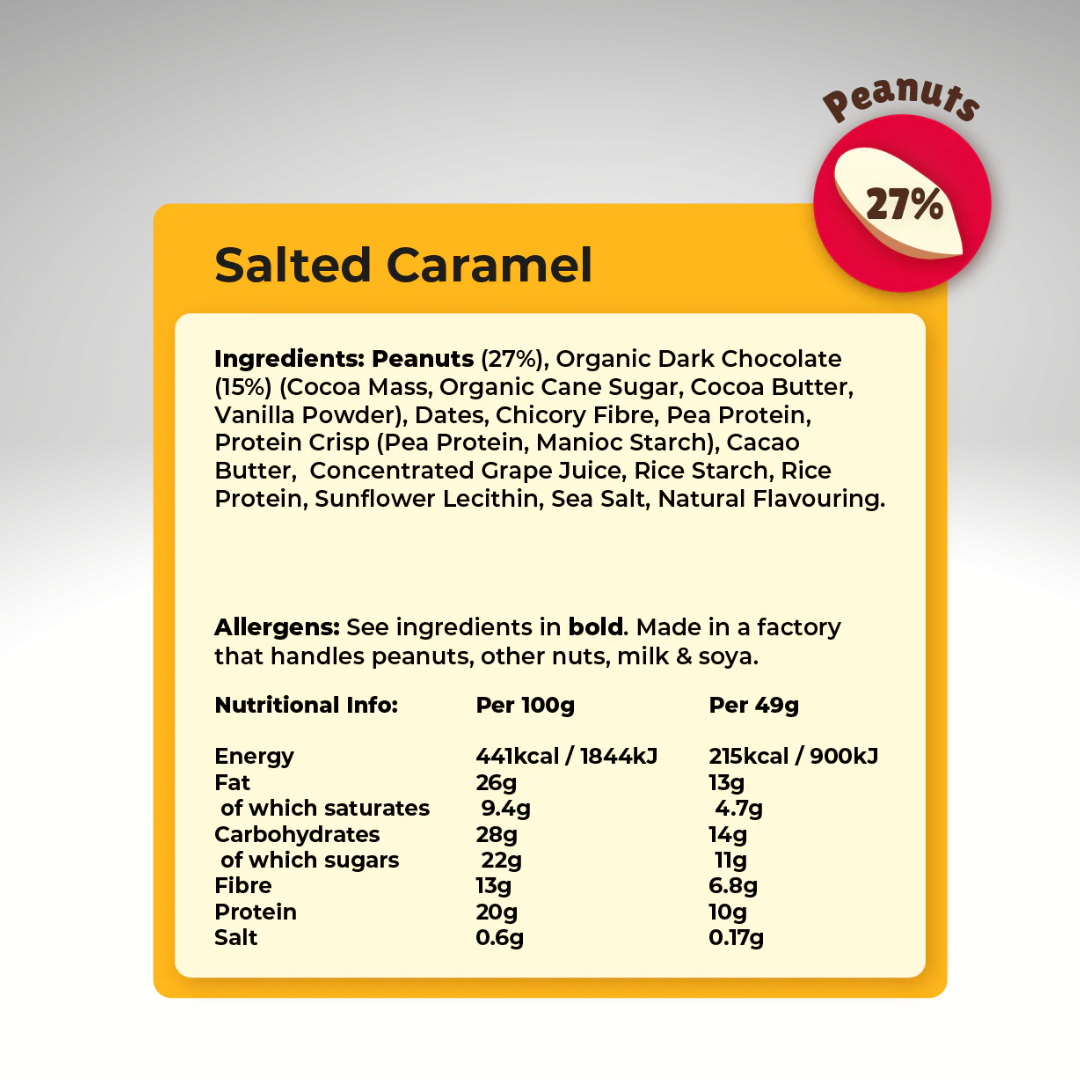 Salted Caramel Indulgent Protein Bar (12x49g)