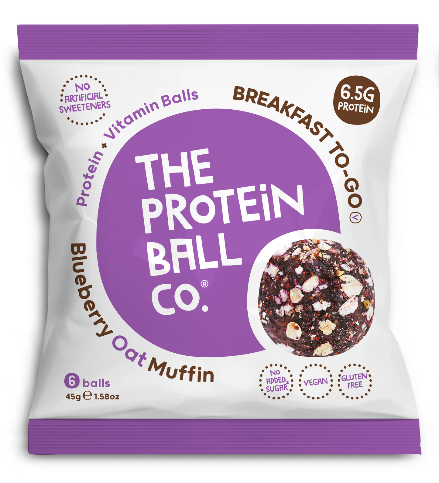 Blueberry Oat Muffin Protein Balls (10 bags)