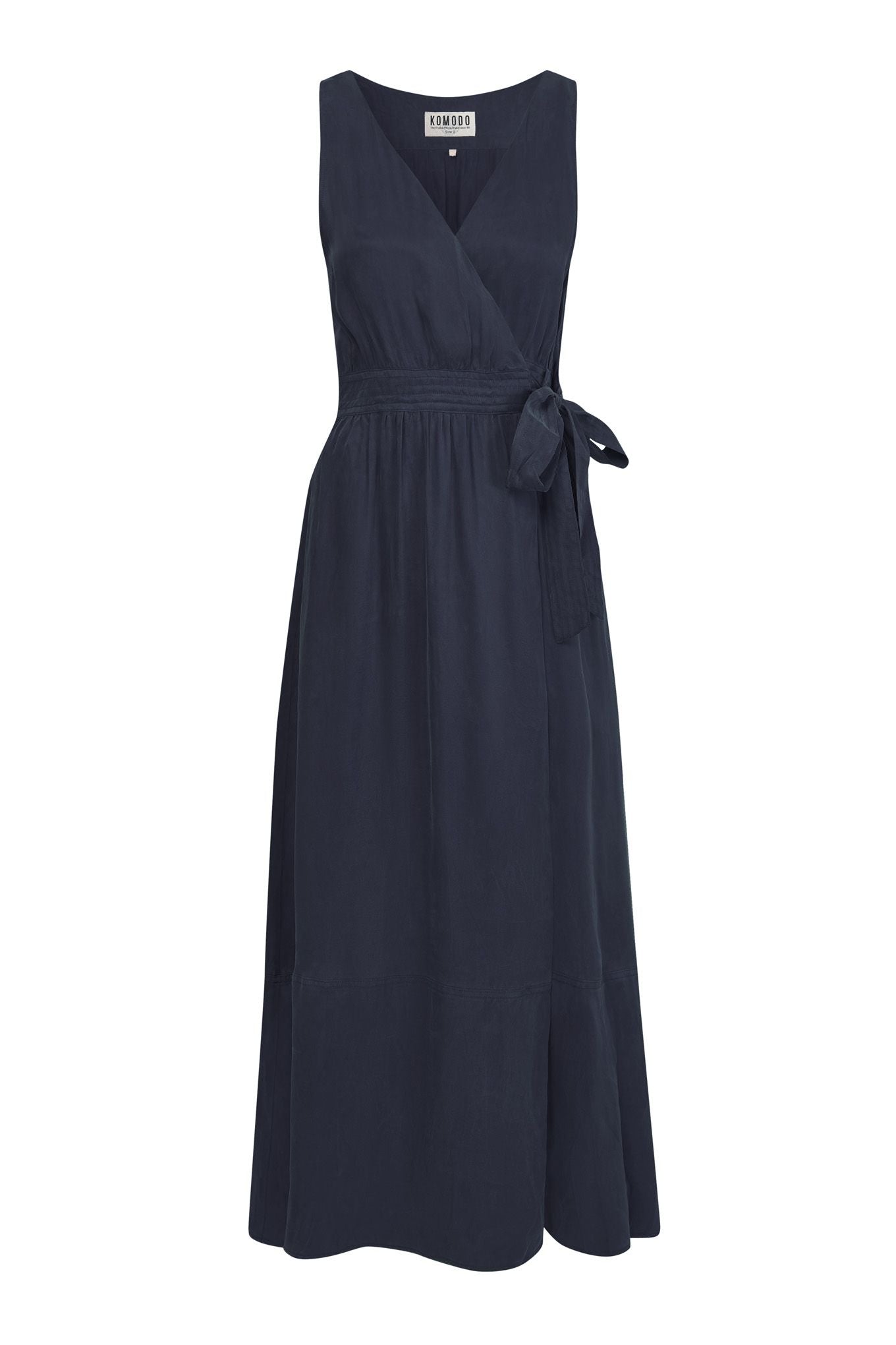 MIKA Dress - Cupro Lenzing Viscose Dark Navy