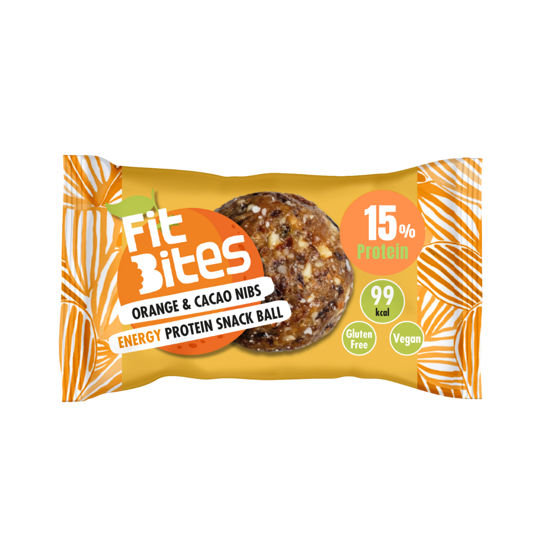 Orange & Cacao Nibs Energy Protein Snack Ball (x18)