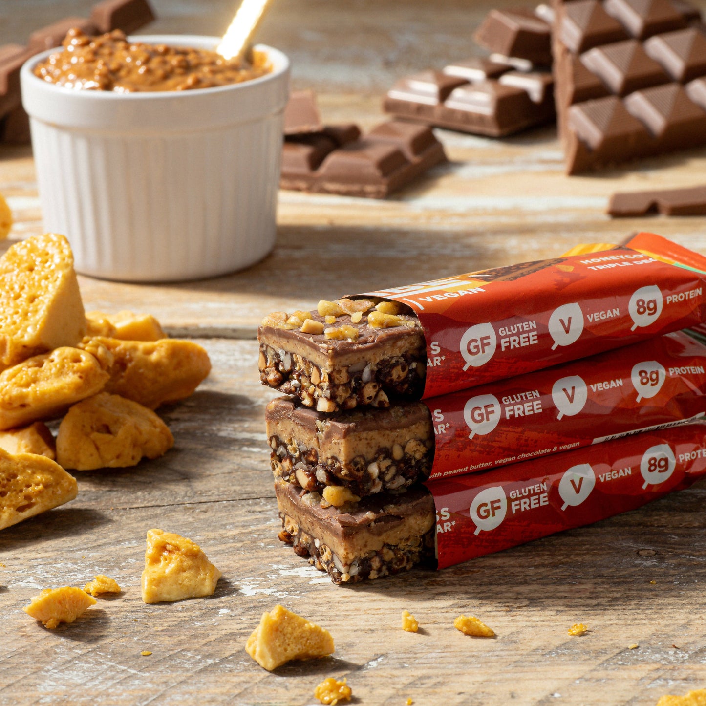 Triple Decker Bar - Honeycomb (12x40g)