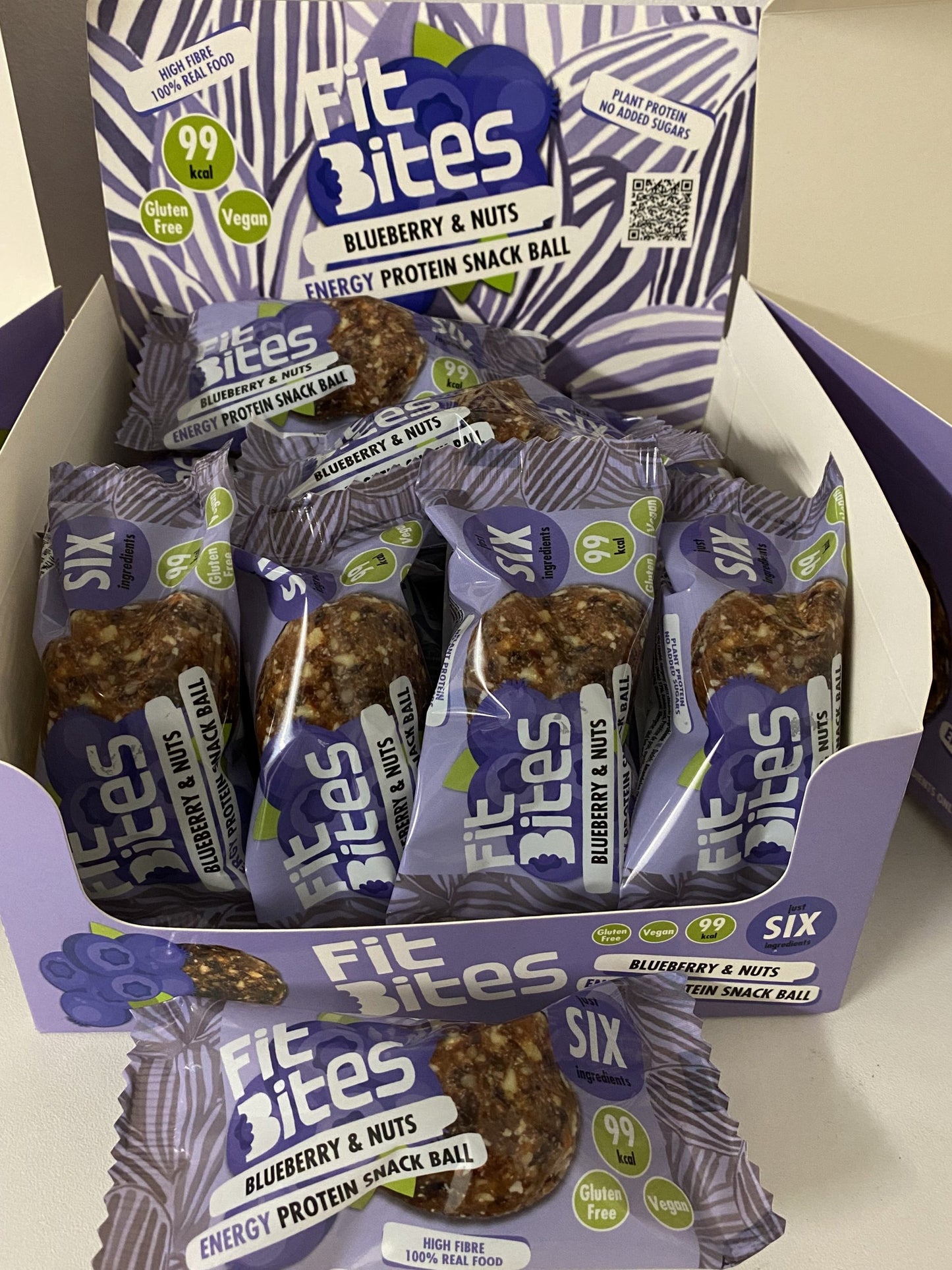 Blueberry & Nuts Energy Protein Snack Ball (x18)