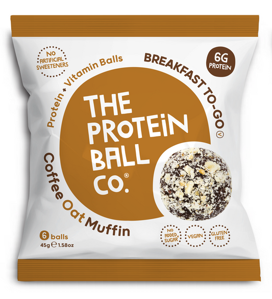 Coffee Oat Muffin Protein Balls (10 bags)