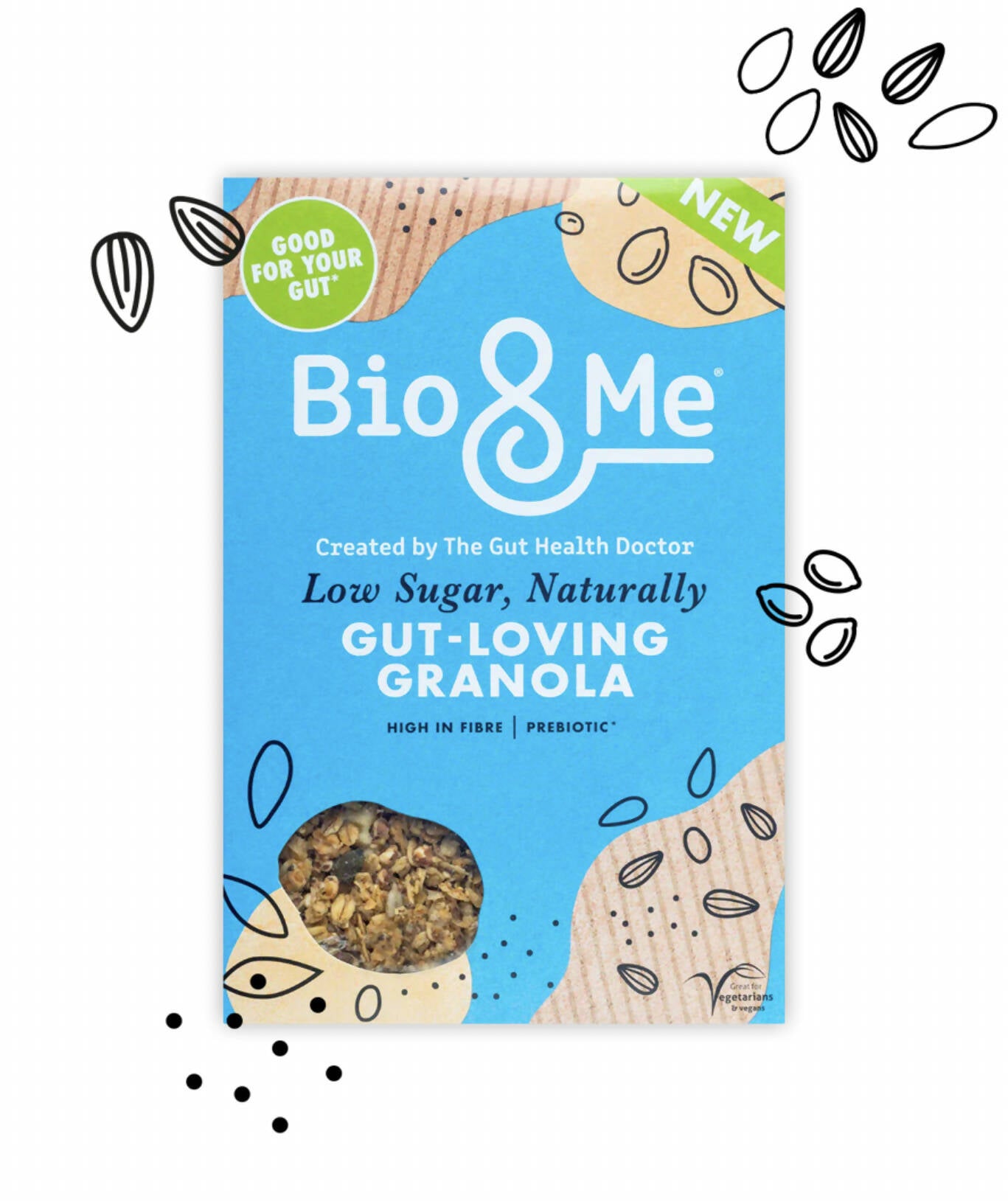 Low Sugar, Naturally Gut-Loving Prebiotic* Granola (6x360g)
