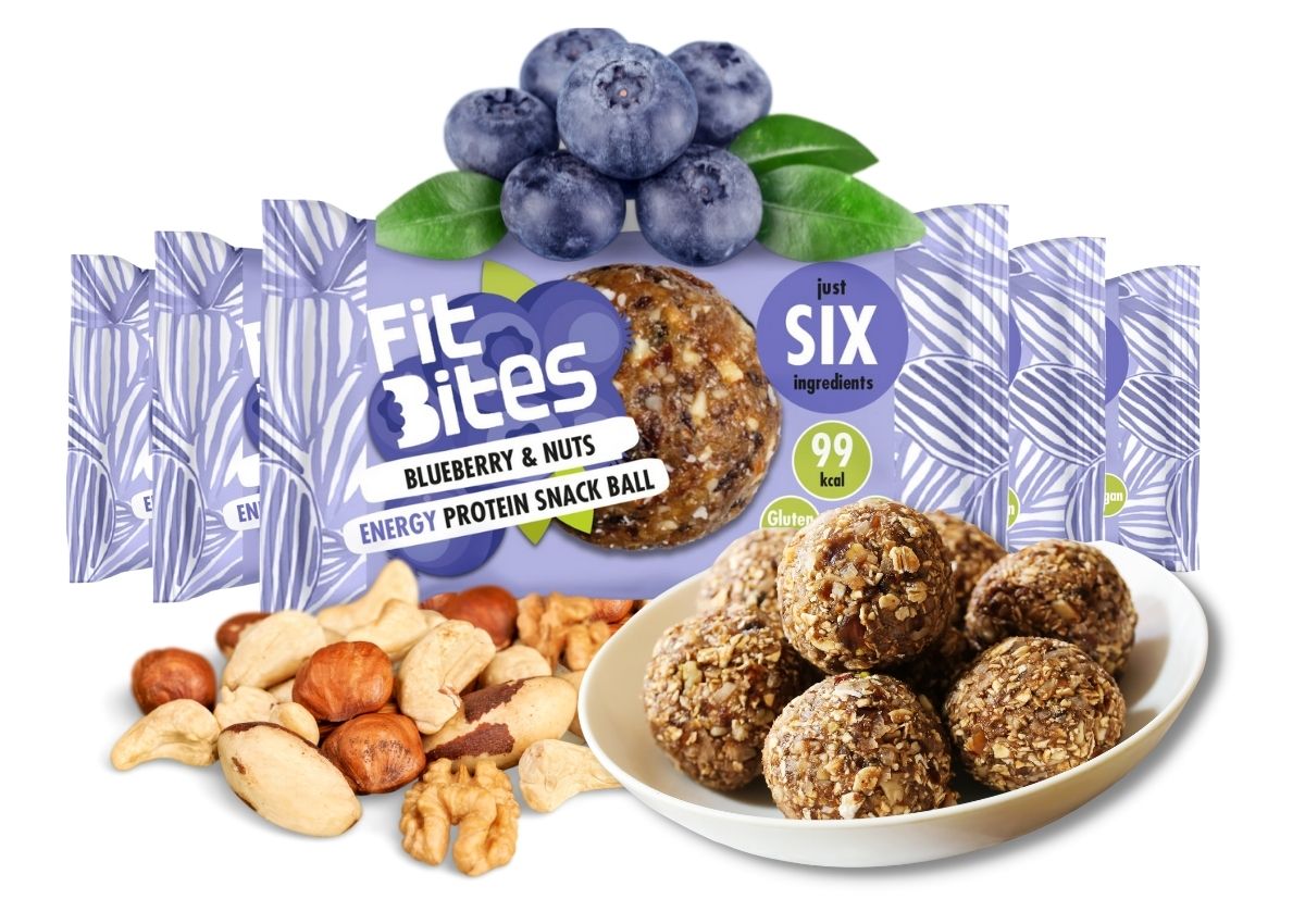 Blueberry & Nuts Energy Protein Snack Ball (x18)