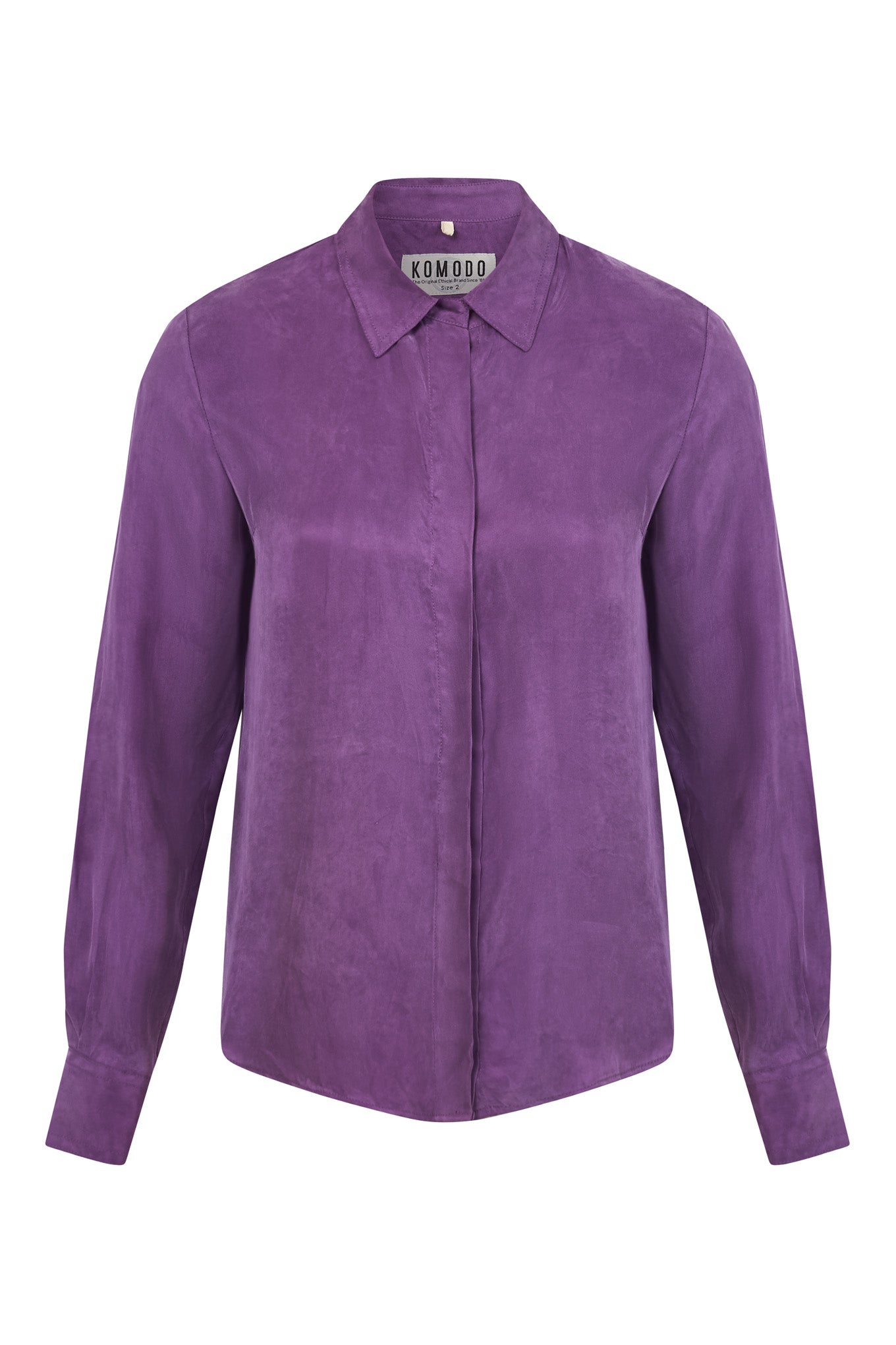 KENJI Shirt - Cupro Purple