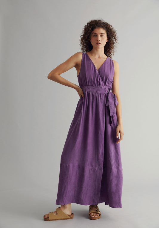 MIKA Dress - Cupro Lenzing Viscose Purple