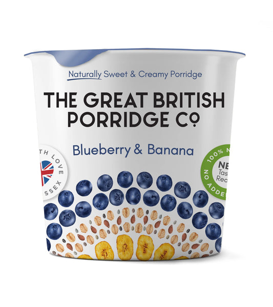 Blueberry & Banana Porridge (8 pots)
