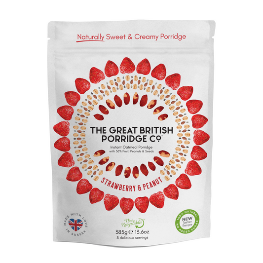 Strawberry & Peanut Butter Porridge (4 pouches)