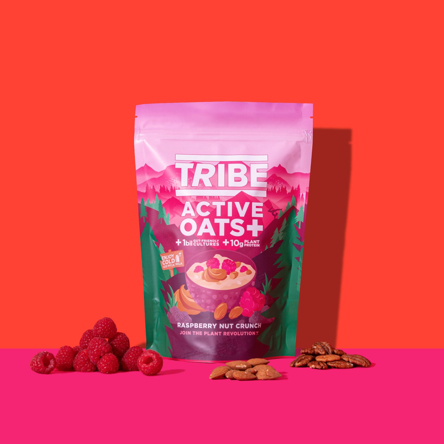 Active Oats - Raspberry Nut Crunch (3x480g)