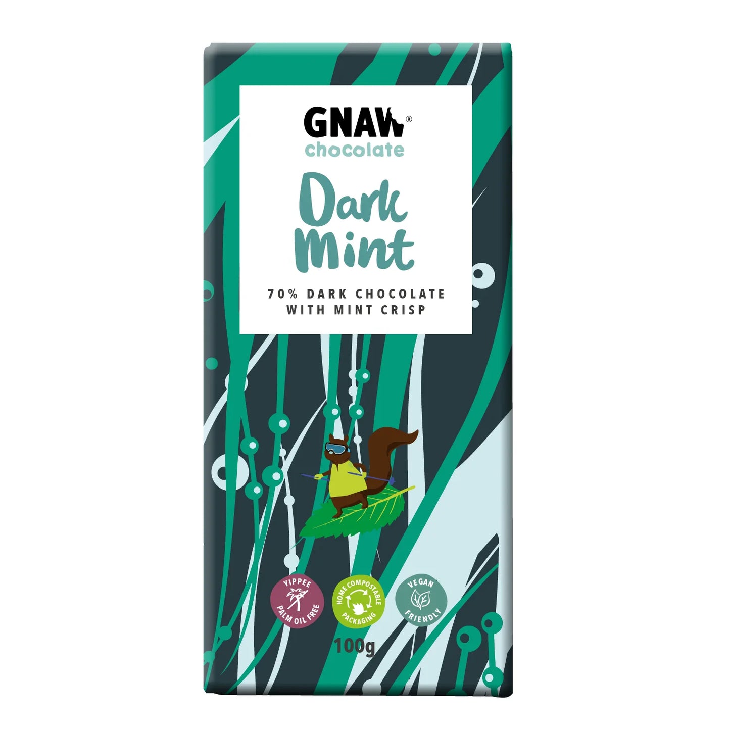 NEW Dark Mint Crisp Chocolate Bar (12x100g)