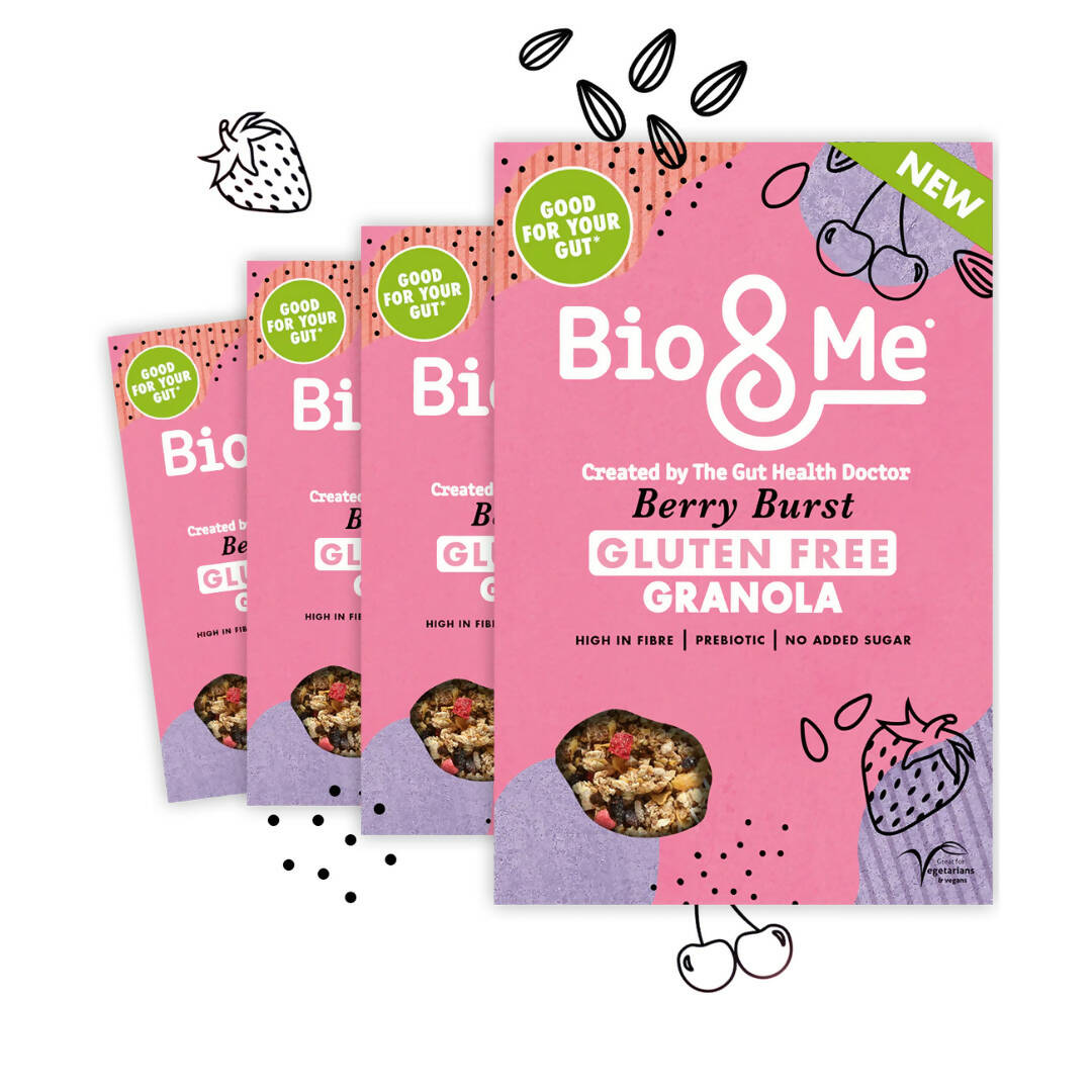 Berry Burst Gluten Free Gut-Loving Prebiotic* Granola (6x350g)