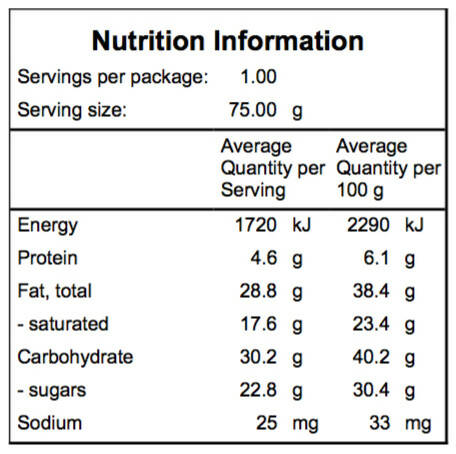 Date Caramel Bar (75g) Organic