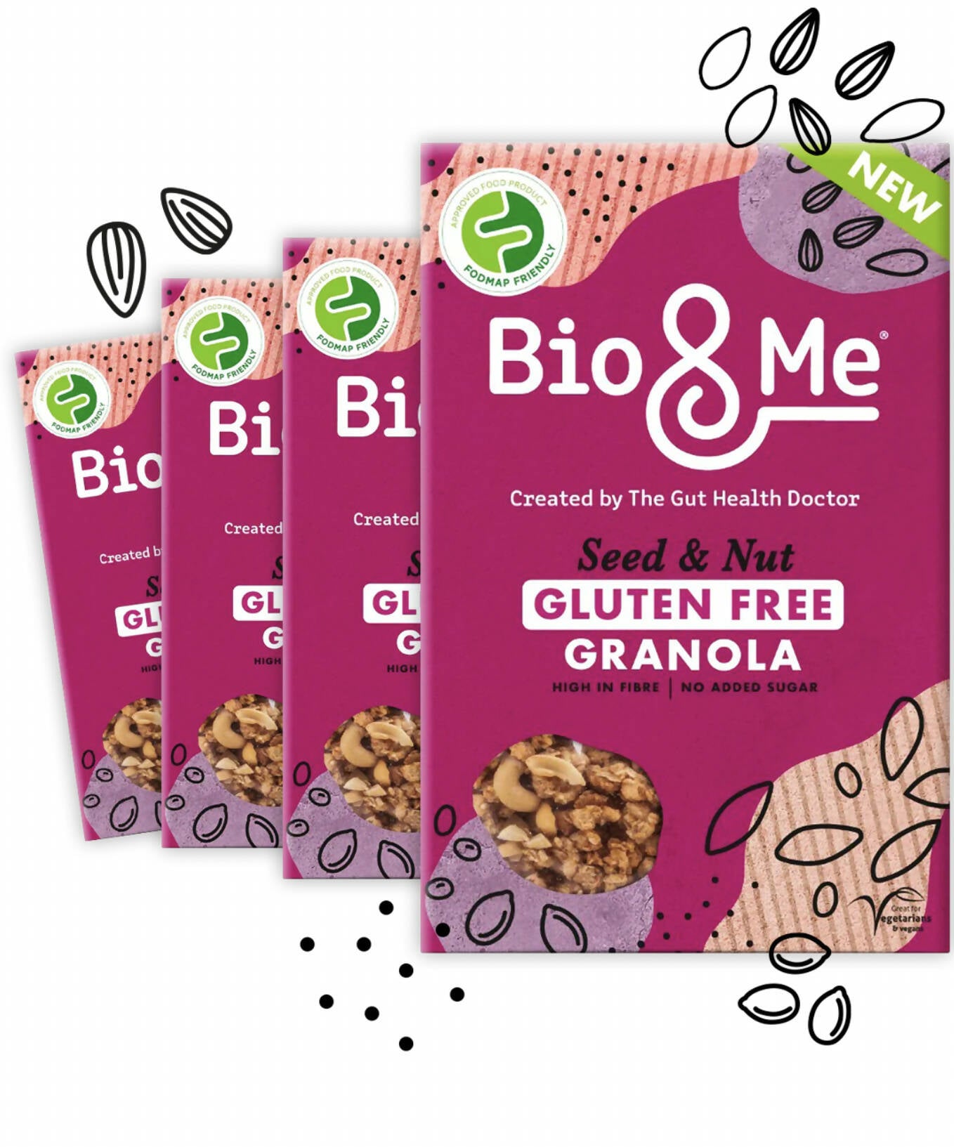 Gluten Free / Low FODMAP Seed & Nut Granola (6x350g)